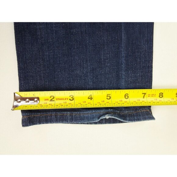 Levis 27X30 Size 4S Womens 505 Straight Leg Blue Denim 5 Pocket Logo Tag Jeans - Picture 4 of 14